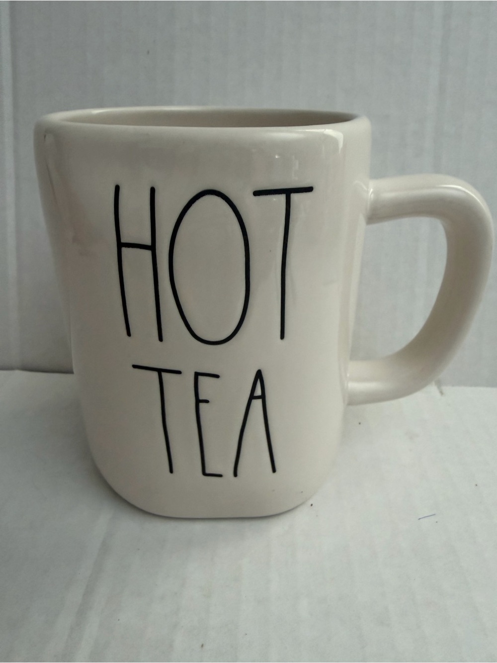 Rae Dunn Artisan Collection White 'HOT TEA' Ceramic Mug